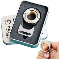 Juguete de giroscopio de acero inoxidable para adultos y niños, anillo de párrafo de maquinista, tecnología antiestrés EDC, Spinner de mano, regalo Fidget