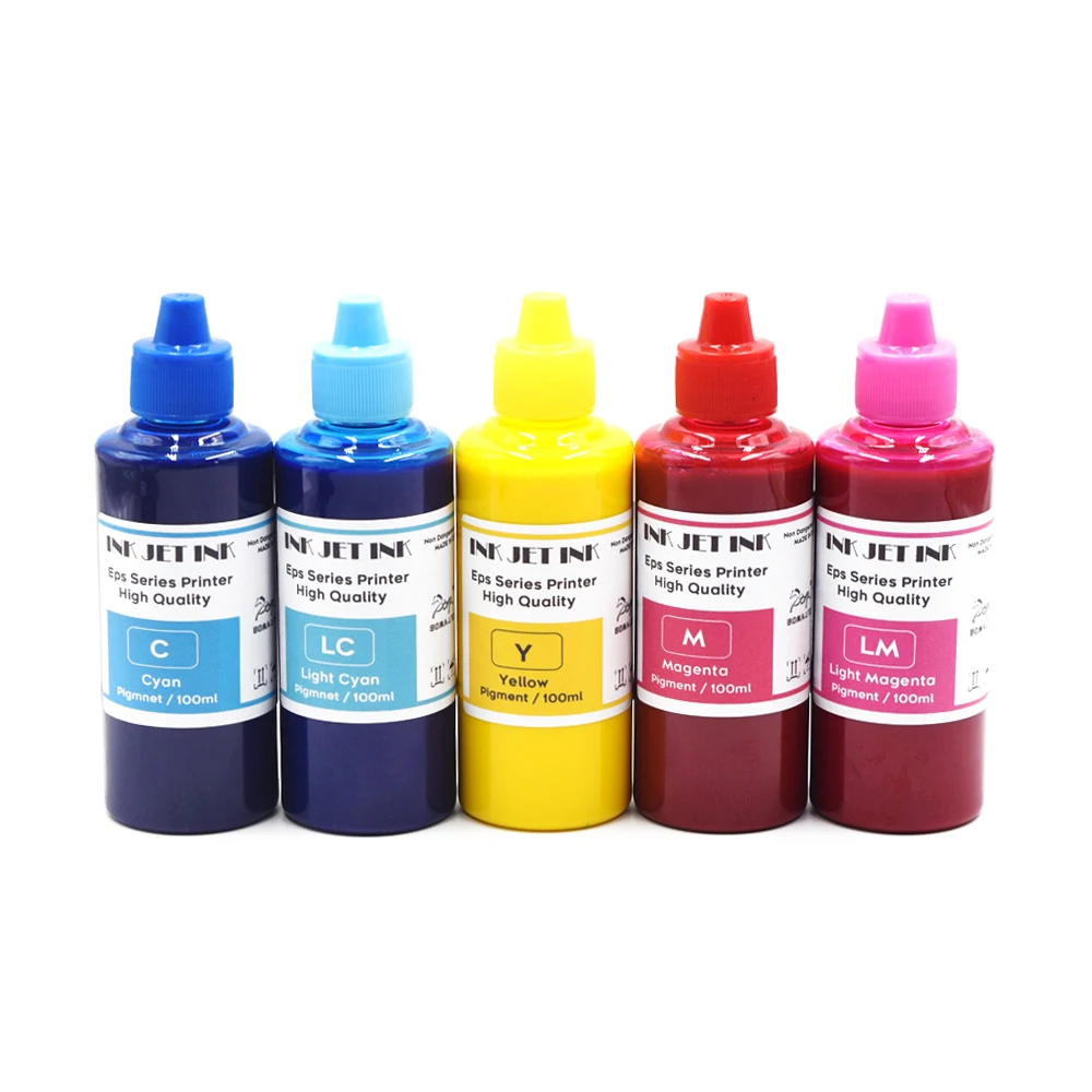 100ML 10Colors Water Based Pigment Ink For Epson Surecolor SC-P700 P900 P908 P708 P700 P900 T47A T46S Inkjet Printers