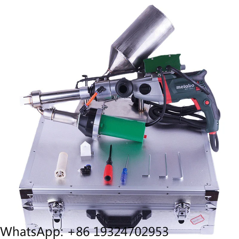 Plastic pellet extruder g-u-n hopper welding g-u-n granules extrusion welder machine hot air plastic welder LST-620