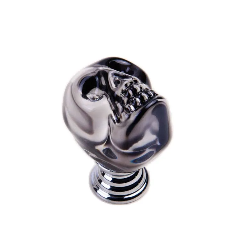 Möbel Moderne Einfache Europäische Schublade Kristall Schädel Schrank Griff Glas Kleiderschrank Tür Einlochmontage Hardware Griff