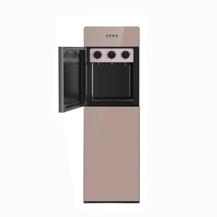 Vertical Dispensador De Agua Con Frigobar Hot and Ice Wall Mounted Pipeline Water Dispenser Nunis Dispenser with a Water Jug an