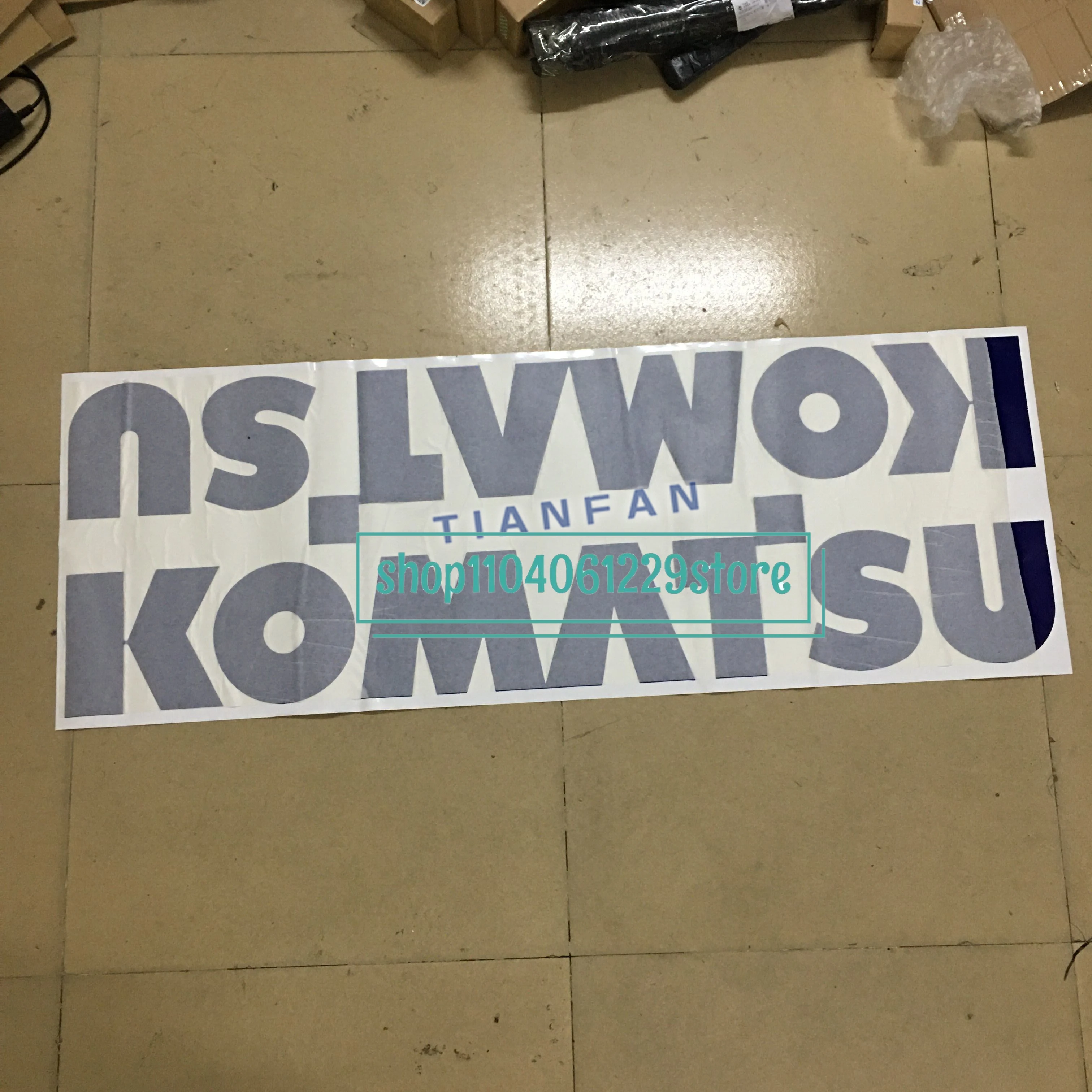 For Komatsu excavator whole car sticker logo PC200/210/220/350/400/450-7 accessories car logo