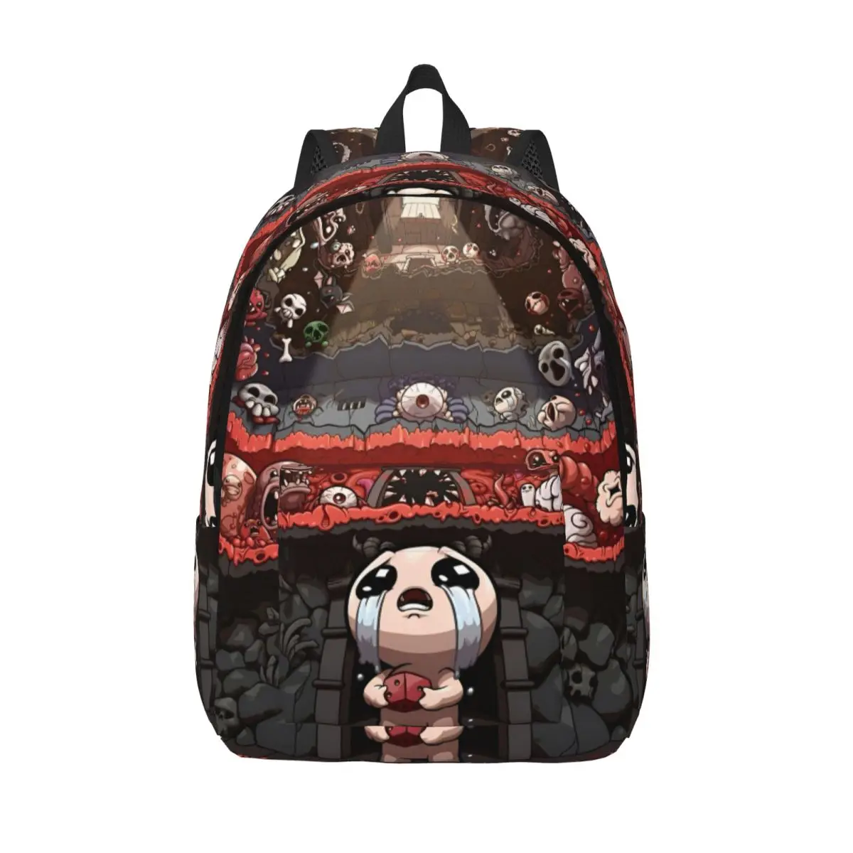 The Binding Of Isaac Cartoon Teenage Backpack Sports School Hiking Video Game Daypack Men Women Laptop Computer Canvas Bags