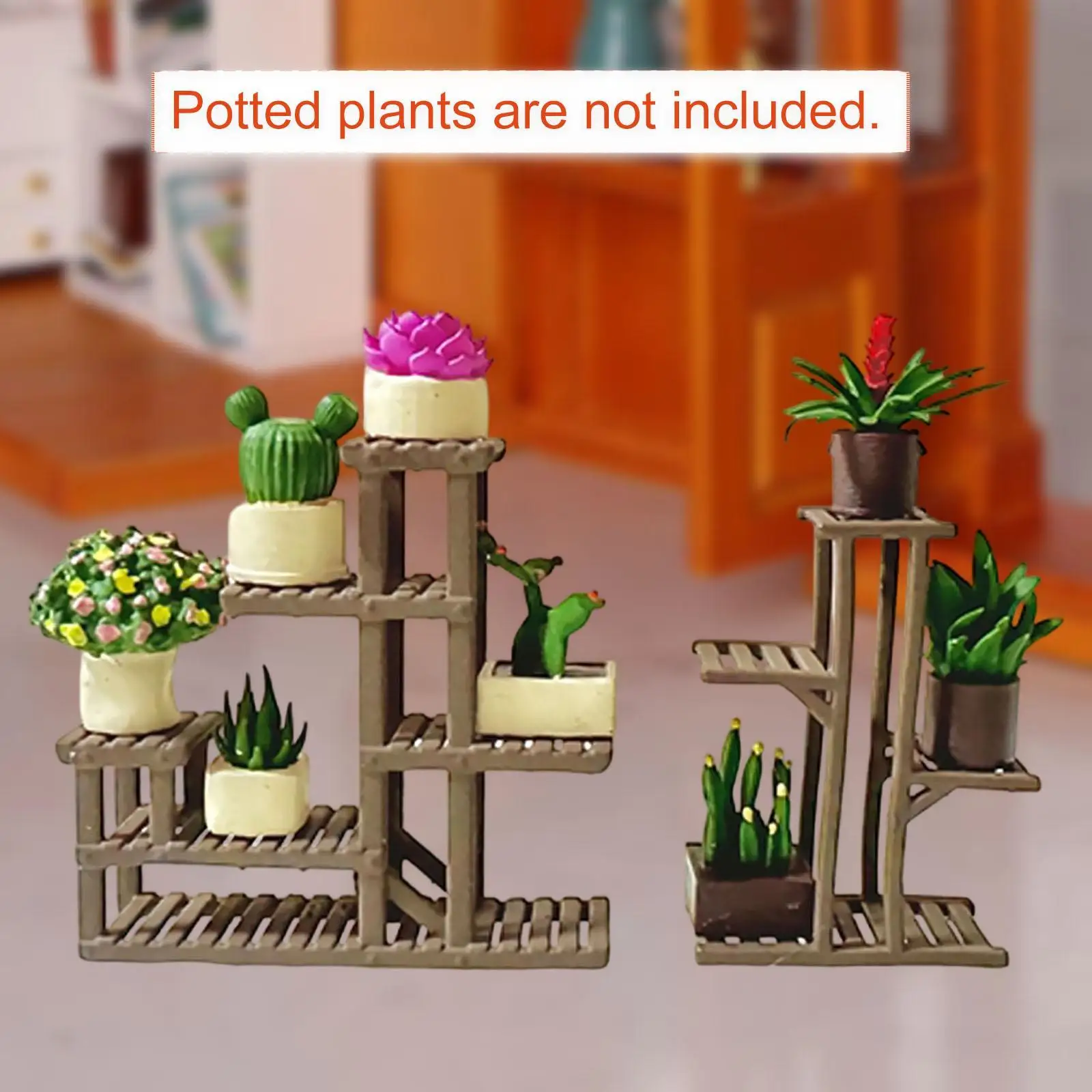 1/64 Bloemenstandaard Poppenhuis Meubilair Miniatuur Poppenhuis Decoratie Accessoires Poppenhuis Decor