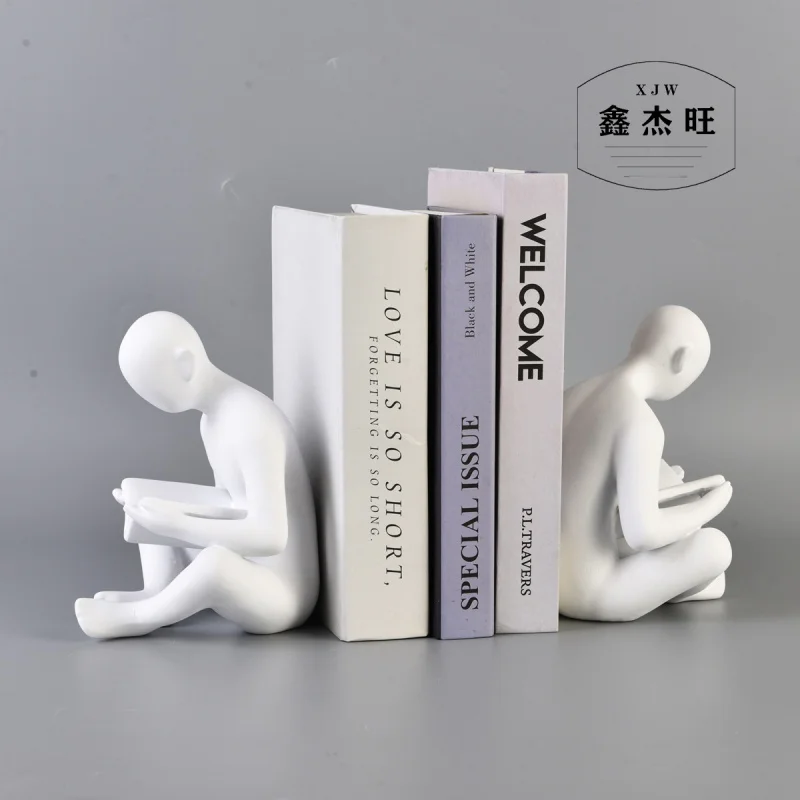 Study Style Desktop Modern Minimalist Fake Book Office Nordic Creative Furnishings Bookend Characters Bookend