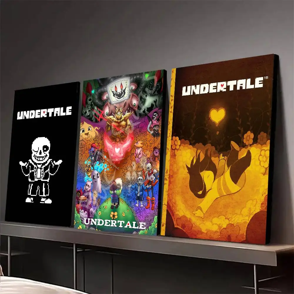 Game Undertale Poster Self Adhesive Painting Living Room Office Decoration Bedroom Home Wall Sticker Prints S