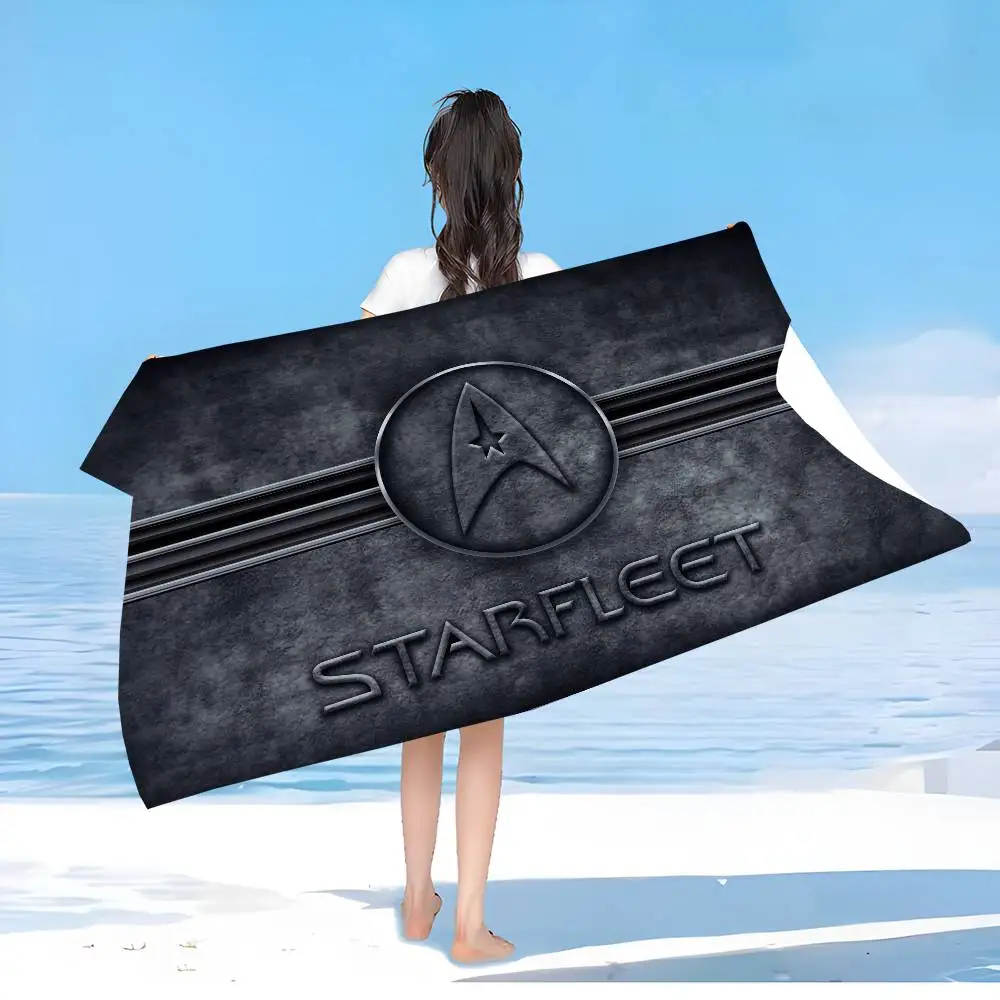 TV S-Star T-Trek Anime Microfiber Printed Beach Towel Mountain Climbing Yoga Beach Swimming Running Absorbent Soft Towel