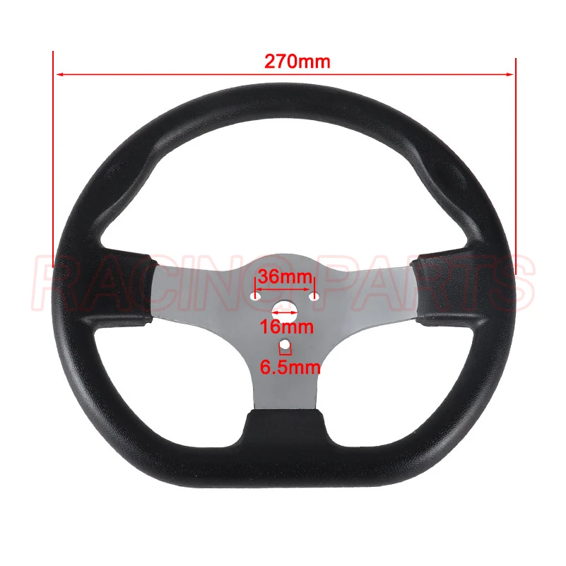 270mm Go Kart Steering Wheel Kart Replacement Parts for Go-Kart Accessory