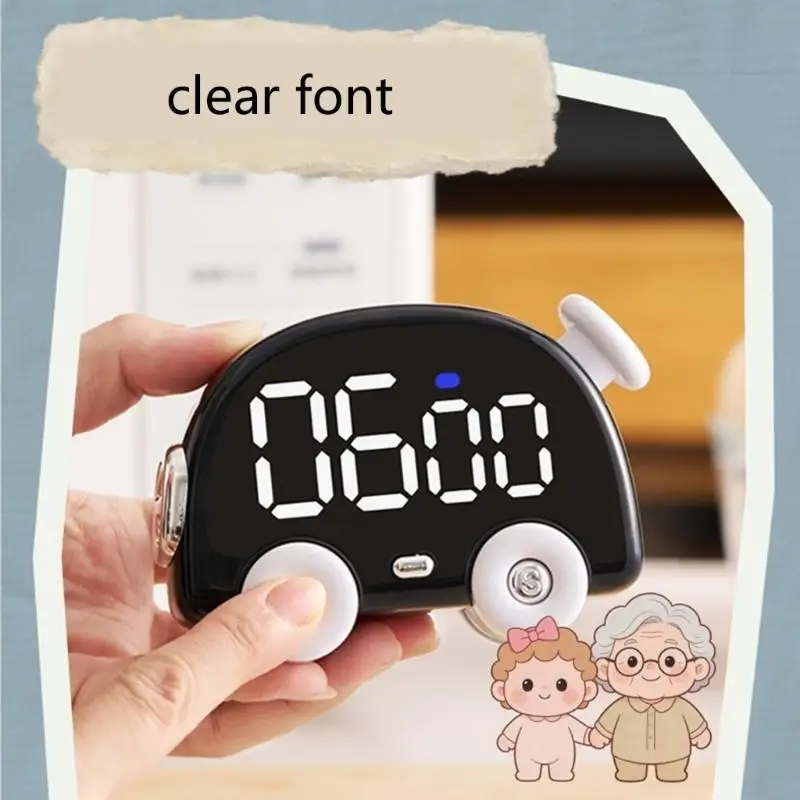 Alarm Clock Timer With Base For Home And Office Time Management Tool