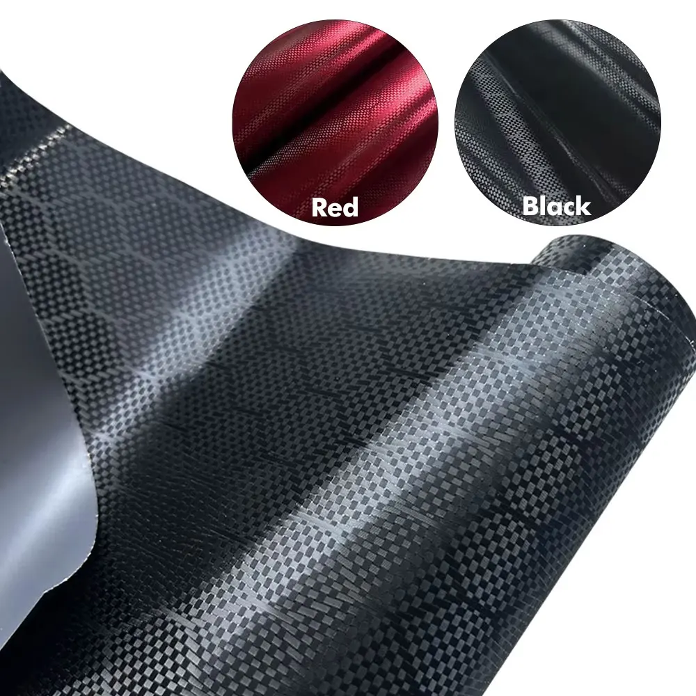 Auto Aufkleber Schwarz Rot Hex Diamant Carbon Faser Vinyl Auto Körper Wrap Film Mit Air Release Für Fahrzeug Motorrad Fahrrad Styling