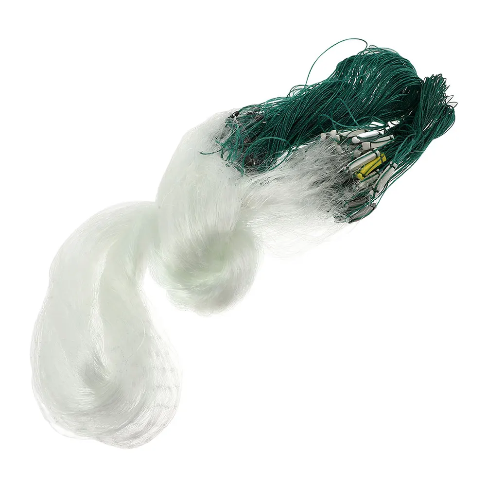 

Single Layer Gill Net Lightweight Portable Mesh Size Optimized For Freshwater Saltwater Fishing Fish Catching Net Foldable