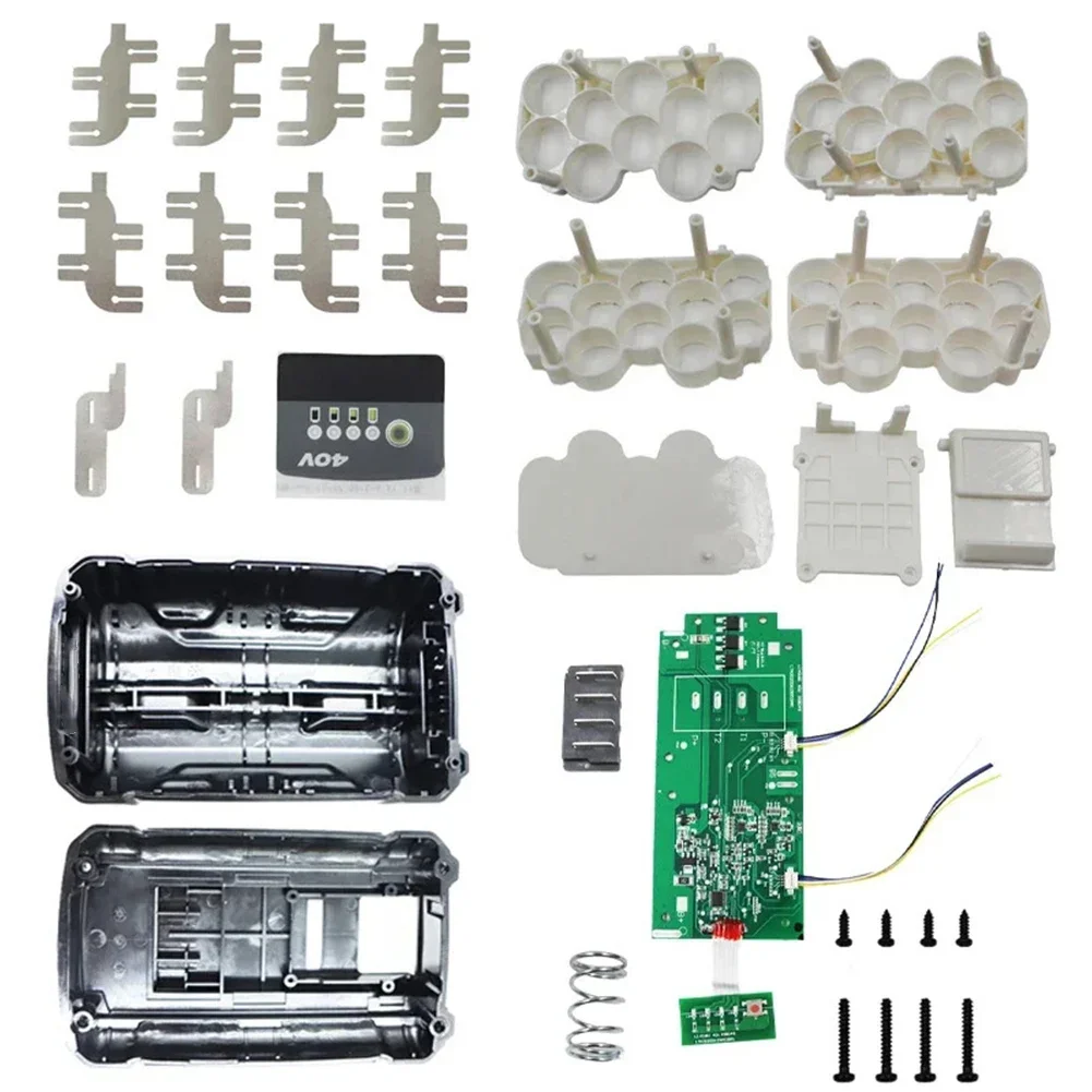 For Lithium Battery Shell Kit Case PCB Protection Board Spare Parts For 40V Lithium Battery Repair Parts Easy To Use