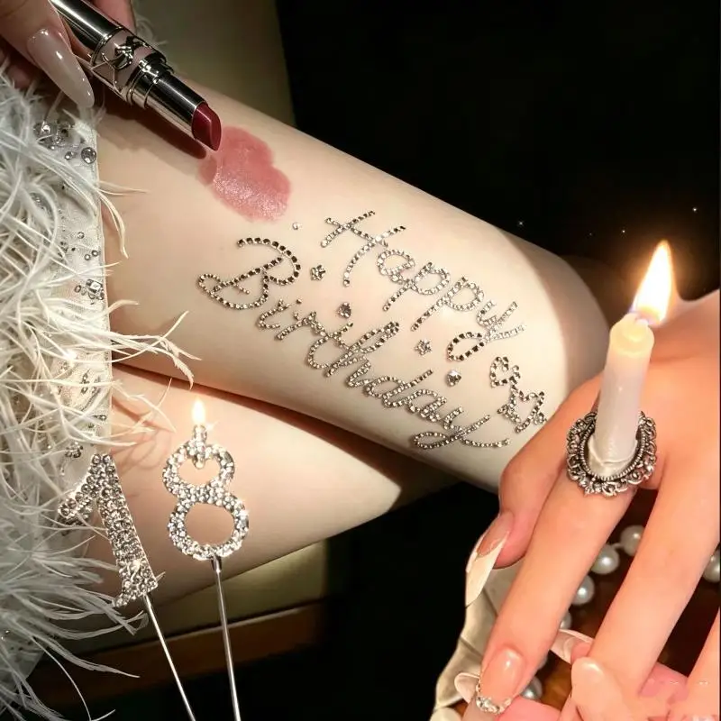 Creative Candle Birthday Ring Elliptical Base DIY Jewelry Making Accessory for Art Class Craft Project Party Gift