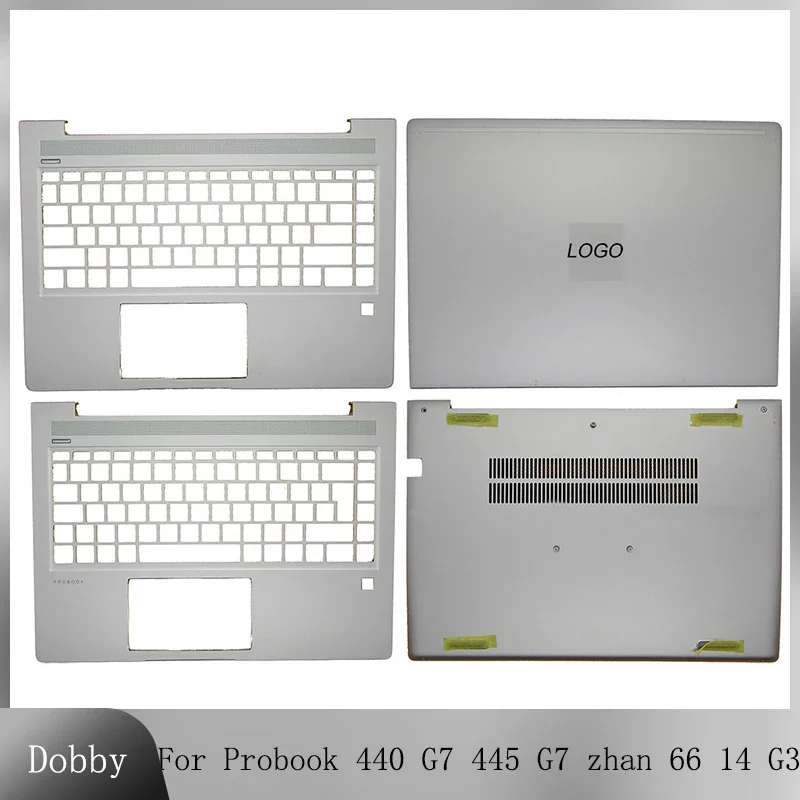 

NEW Original For HP Probook 440 445 G7 zhan 66 14 G3 Laptop LCD Back Cover Lid Top Case Upper Palmrest Bottom Case Shell Silver