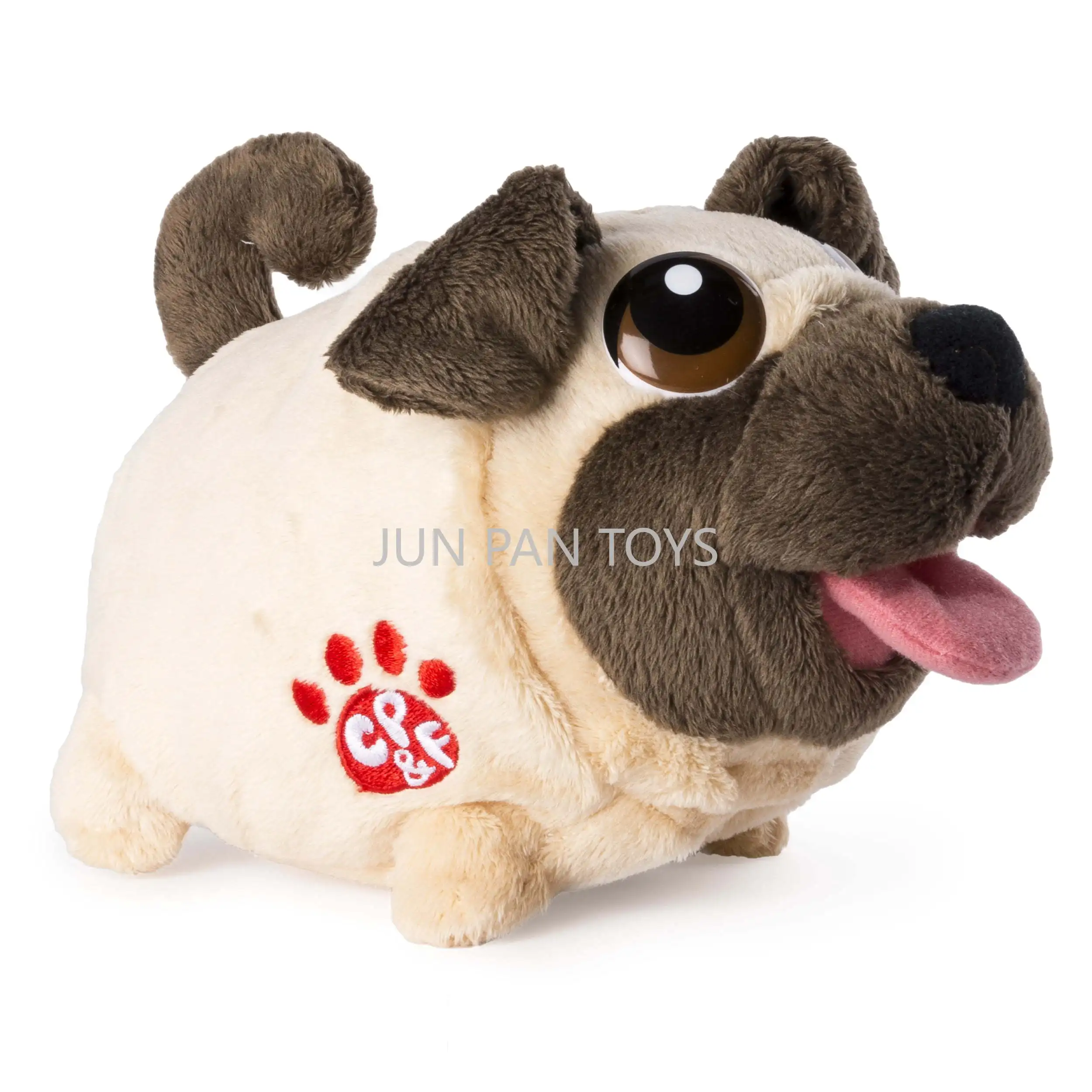 Original Chubby Puppies Friends Bumbling Puppies Plush Chihuahua Pug Carlin Children Toys Electronic Interactive Toys Pets Dog