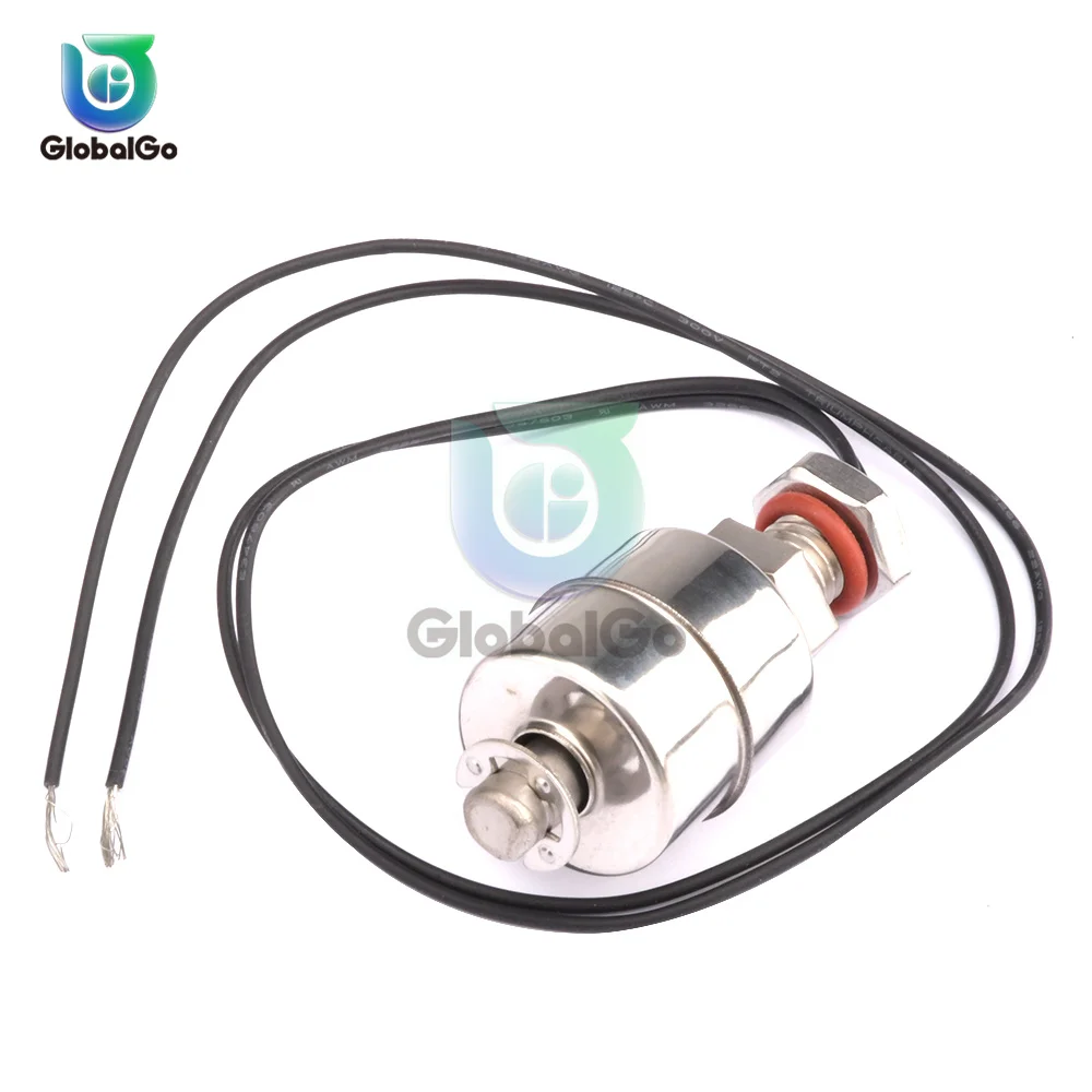 Stainless Steel Float Sensor Switch Liquid Water Level Sensor Controller Automatic Water Pump Controller 45mm 220V