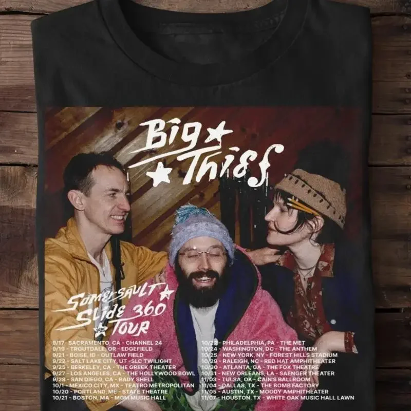 Big Thief 2025 Somersault Slide 360 Tour S To 5Xl T Shirt