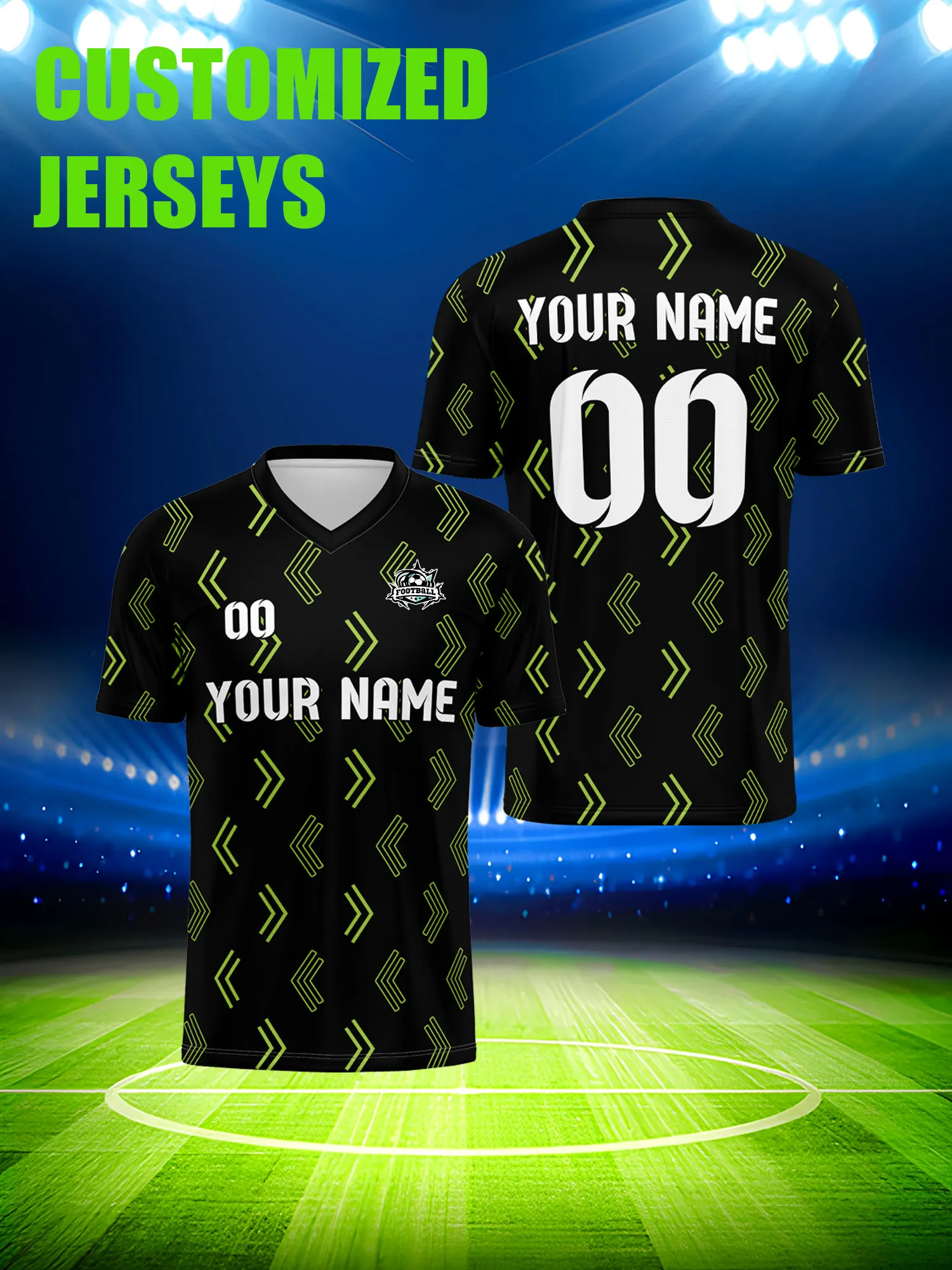 

Футбольная форма на заказ с индивидуальным изображением, номером и именем, официальный комплект товаров для болельщиков.