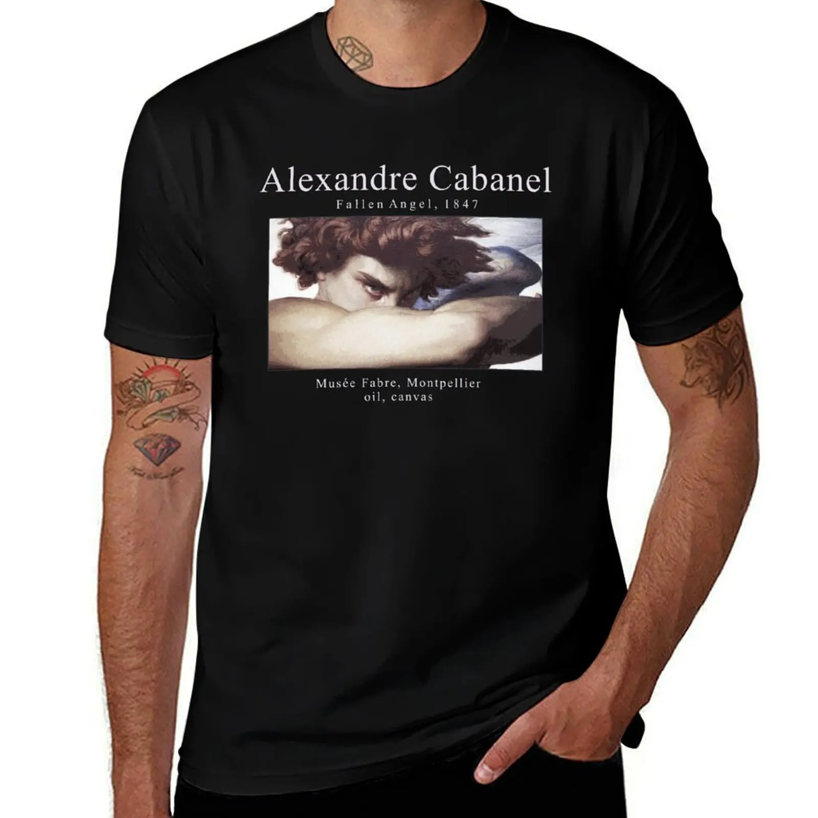 

Dark Academia - Alexandre Cabanel - Fallen Angel T-Shirt summer tops clothes summer top mens t shirts casual stylish