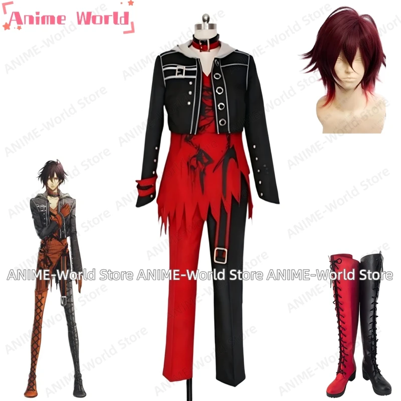 

《Custom Size》Anime AMNESIA Shin Cosplay Costume Wig Shoes Props Cos Uniform Christmas Party Halloween Customize Any Size