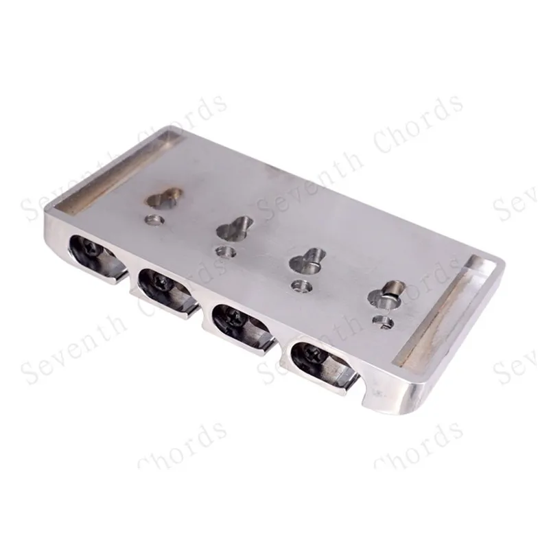 One Set Black Silver L Type 94MM 4 Strings Electric Bass Bridge Screw Musical Instrument Accessories Parts