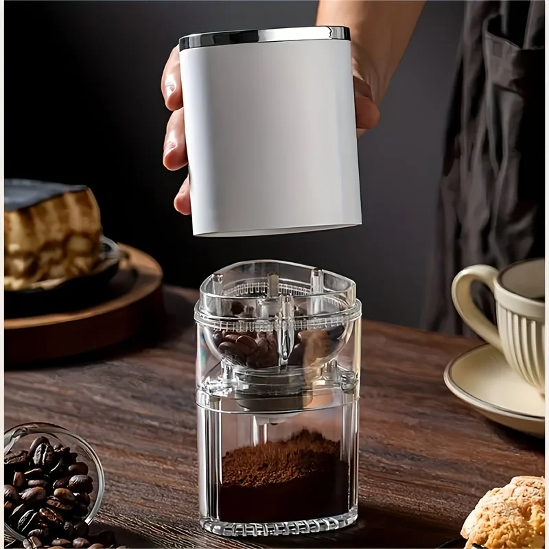 

Adjustable Thickness Coffee Machine Household Fully Automatic Portable Grinder Italian Mini Coffee Grinder Small Grinder
