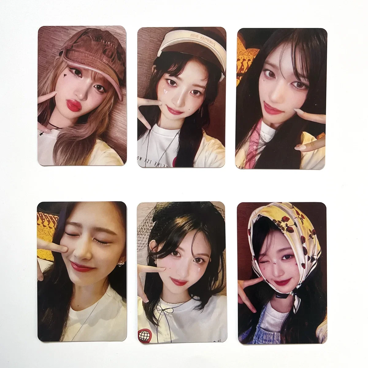 Kpop Korean Girl Group IVE The 1st World Tour Photo Card LOMO Card Yujin Gaeul Wonyoung LIZ Rei Leeseo Fans Collection Gift