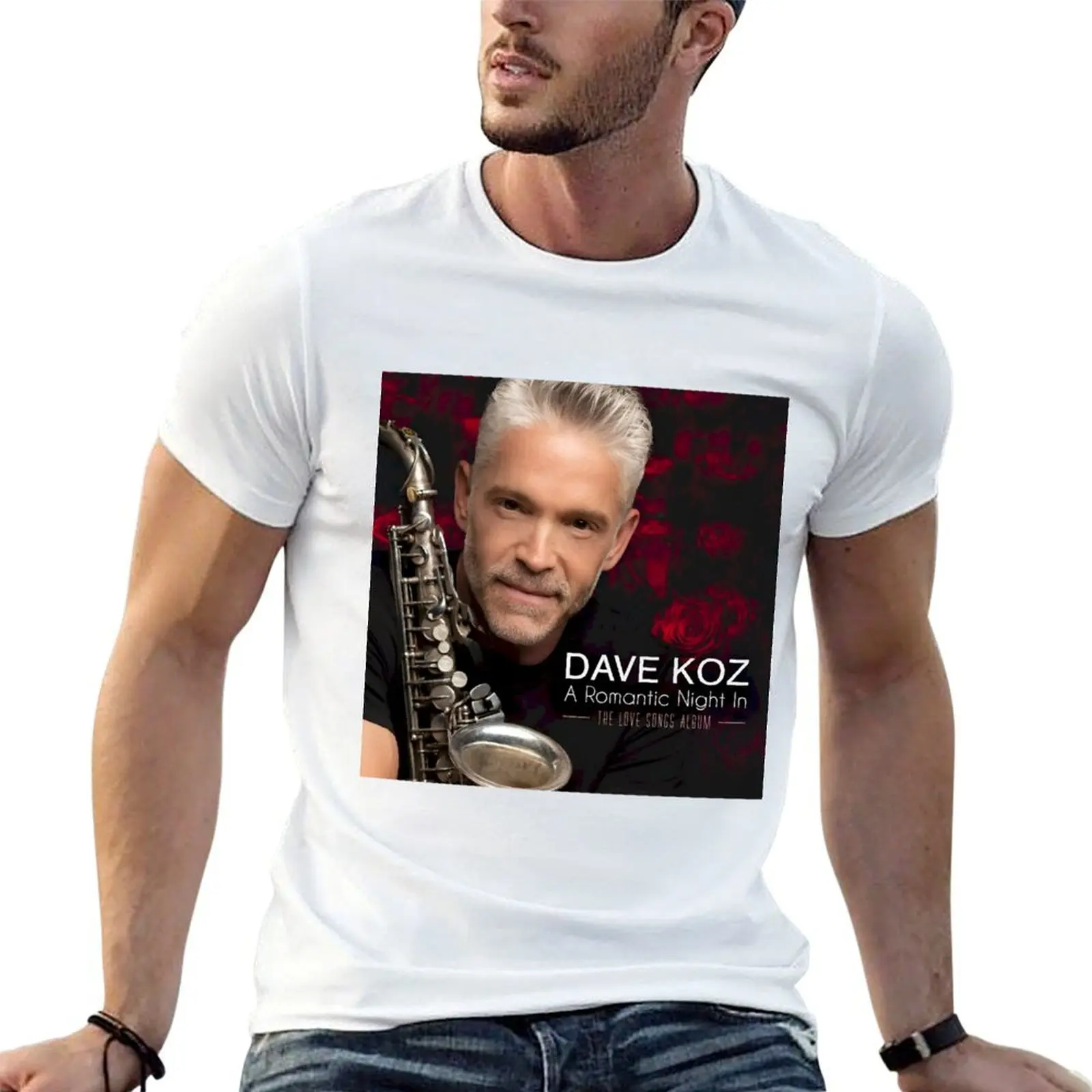 Dave Koz T-Shirt Casual Street Style Short Sleeve Tee-image