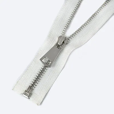 1 Stück 5 # 60–150 cm Metall-Reißverschluss, Einzel-/Doppelschieber, lange offene Reißverschlüsse für Jacken, Kleidung, Daunen-Reparatur-Set, DIY-Nähzubehör – Detail 9