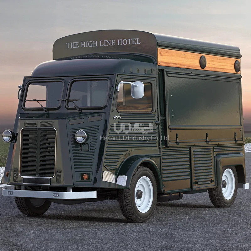 Au eua caminhão de alimentos padrão minúsculo waffle casa móvel cozinha café van barra cerveja sorvete carrinho comida elétrica do vintage caminhão