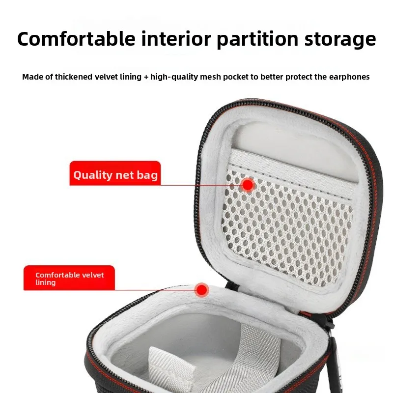 

Storage bag for Huawei FreeArc headphone protective case with keychain easyto carry&store featuring scratch-resistant properties