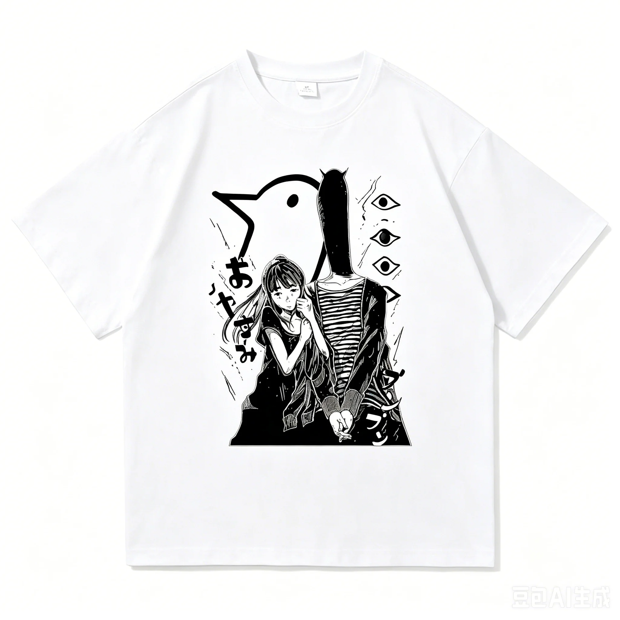 2026 Spring/Summer Leah Halton Celebrity Signature Faceprint Men's and Women's Crewneck Casual T-Shirt