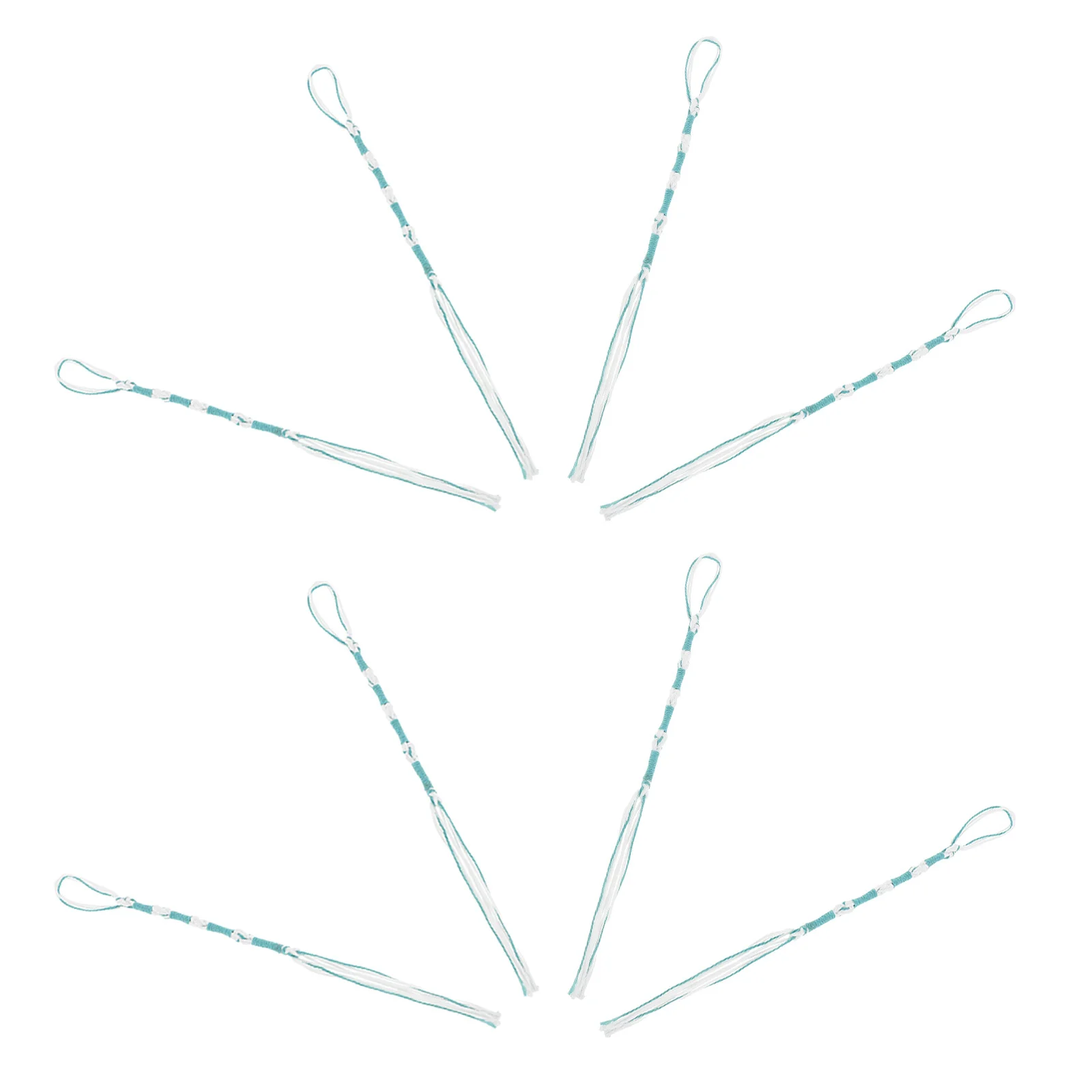 

8Pcs Traditional Tzitzits for Pants Jeans Prayer Shawl Tassels Jewish Accessories Hebrew Garments Complete Tzitzits Thread Set