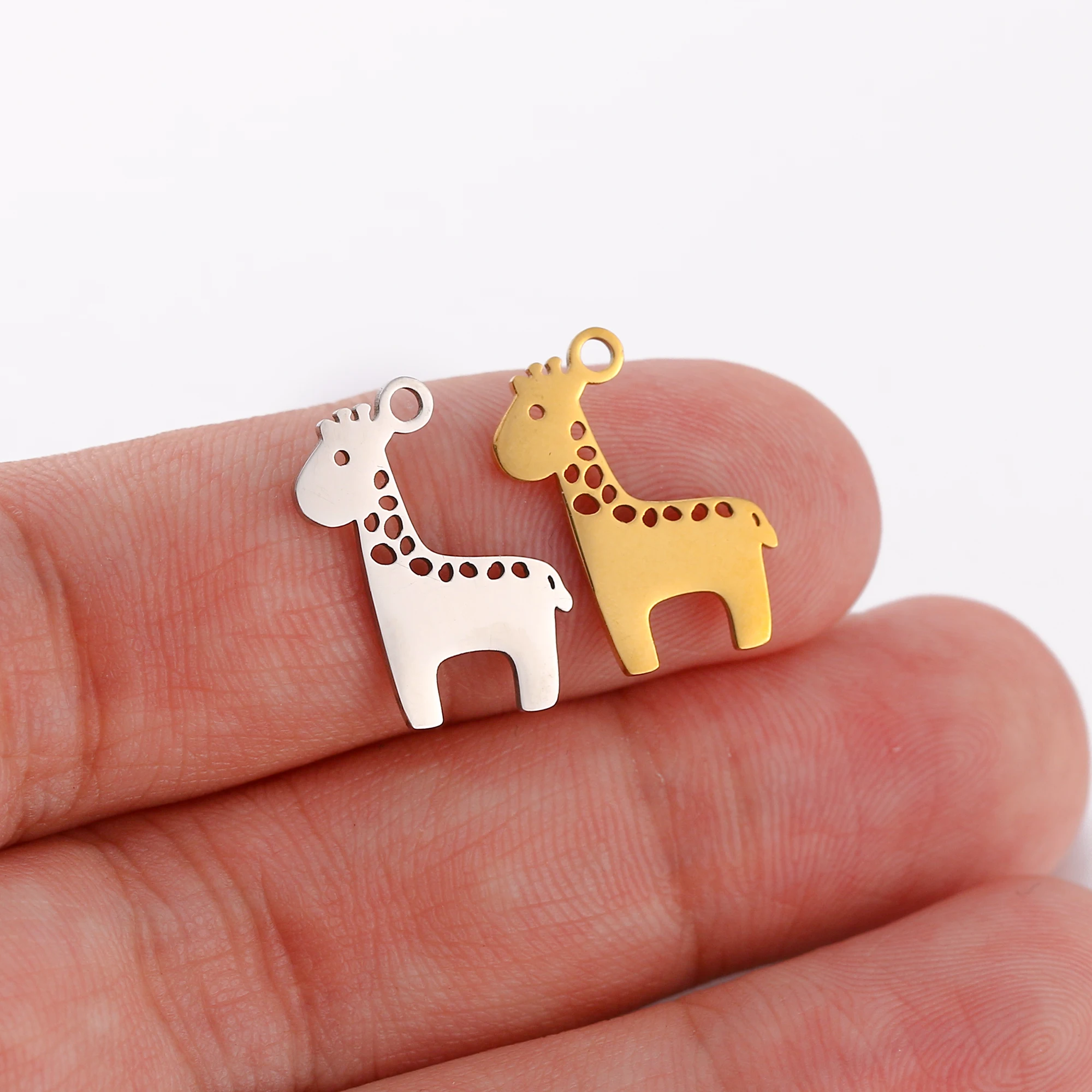 5 teil/los Nette Panda/Eichhörnchen/Fuchs/Affe/Giraffe/Eule Charms Tier Anhänger DIY Handgemachte Halskette Armband ohrringe Schmuck Machen – Detail 8