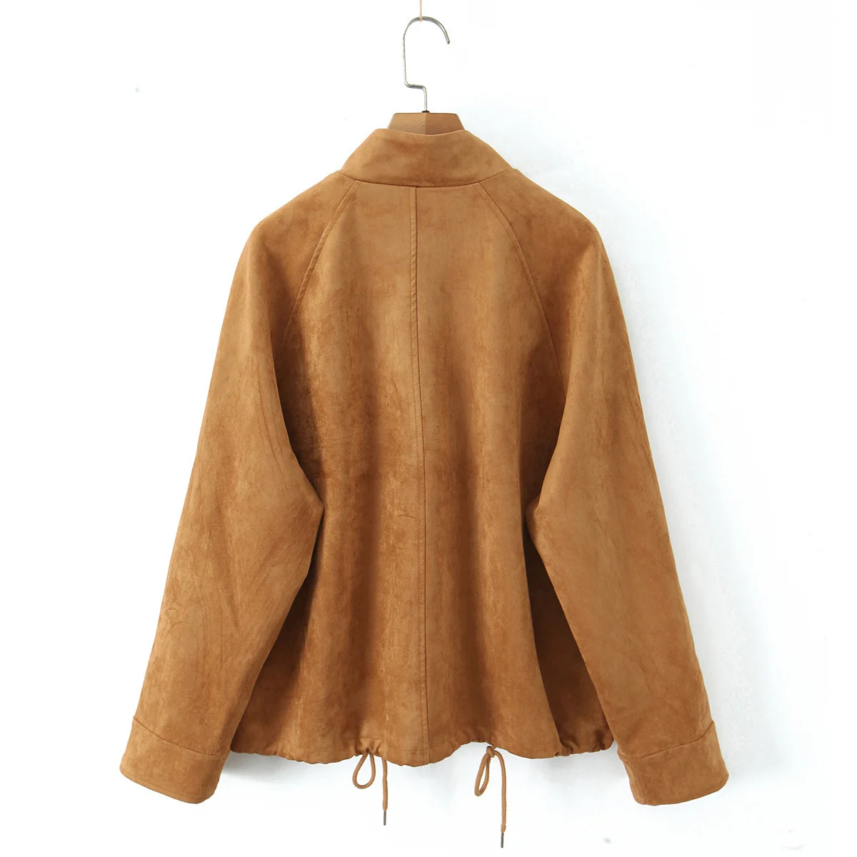 Maxdutti Minimalist Suede Winter Jacket Ins Fashion Blogger Vintage Loose Coat Women's Jacket Woman Clothes Tops
