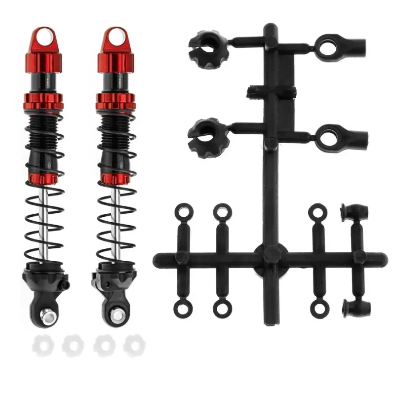 2pcs Metal 80mm 90mm Shock Absorber for 1/10 RC Crawler Car Axial SCX10 RBX10 TRX4 D90 Upgrade Parts Accessories