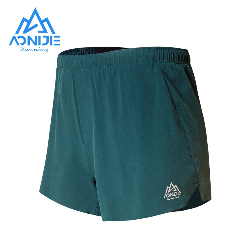 AONIJIE FM5153 Man Male Quick Dry Sports Shorts Elastic Waistband Boxer With Back Pocket For Daily Running Gym Exercise