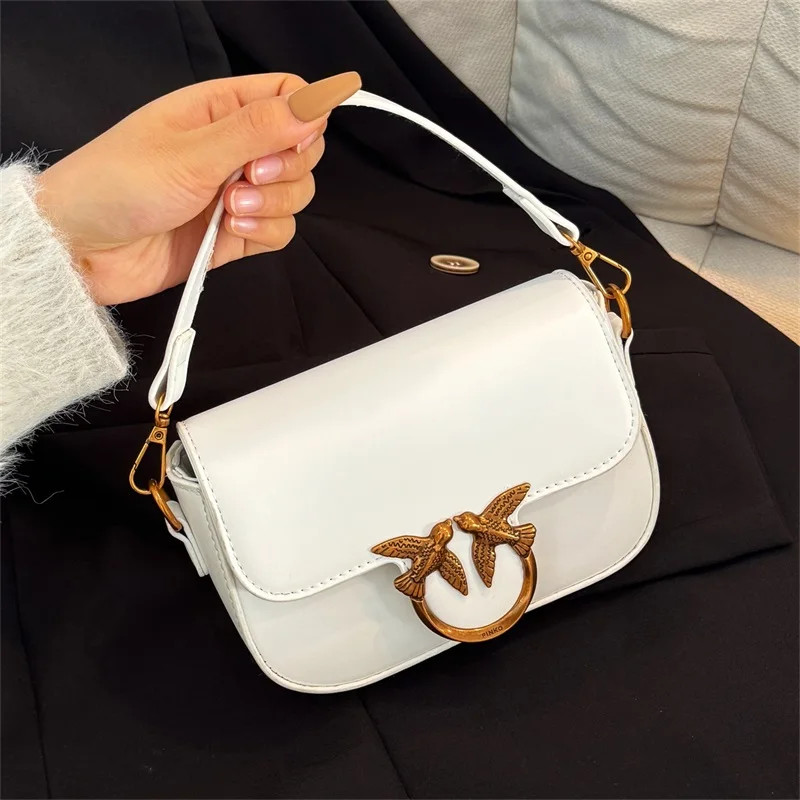 حقيبة كروس أنيقة 2 في 1 للكتف للنساء للنزهات المكتبية مع حجرة كمبيوتر محمول بتصميم بسيط من مادة البولي يوريثان #2