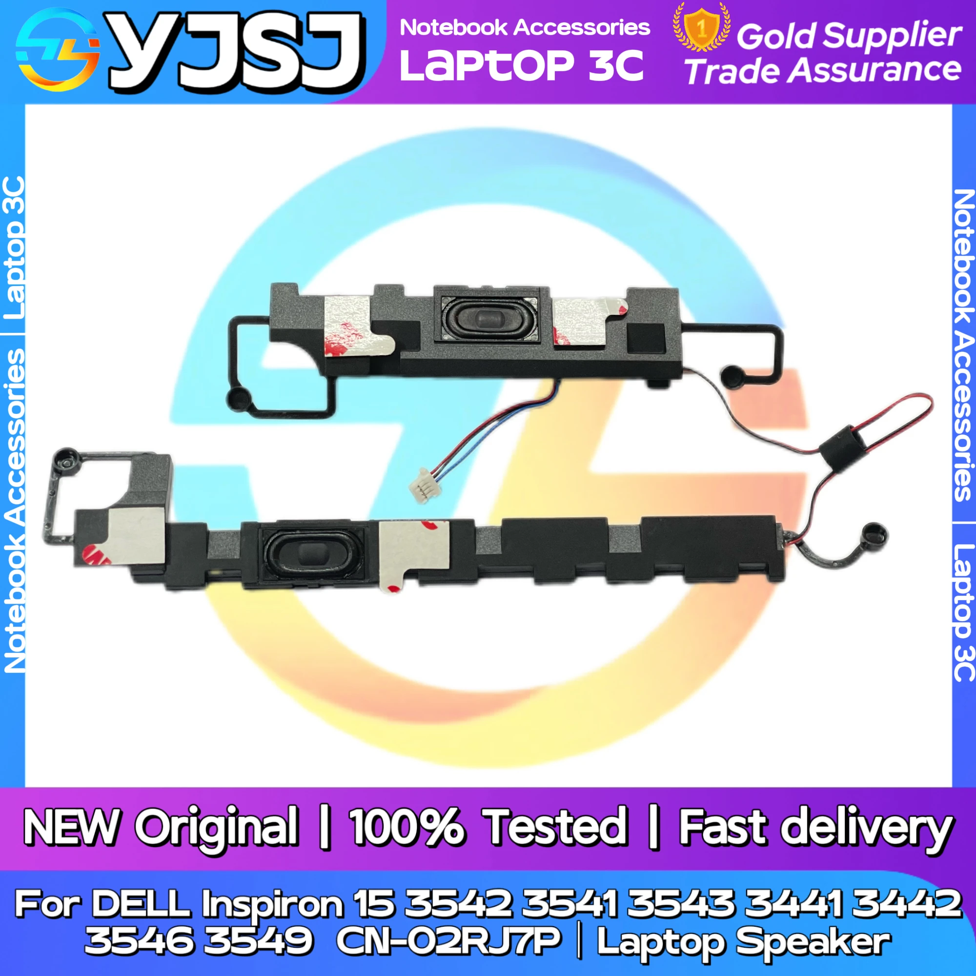 

Новый оригинальный динамик для ноутбука Dell inspiron 15 3542 3543 3541 3546 3543, встроенный динамик 15 дюймов 02RJ7P