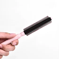 Mini Round Roll Style Hair Comb Professional Detangling Hair Brush Anti Static Scalp Massage Combs Barber Home Hair Styling Tool