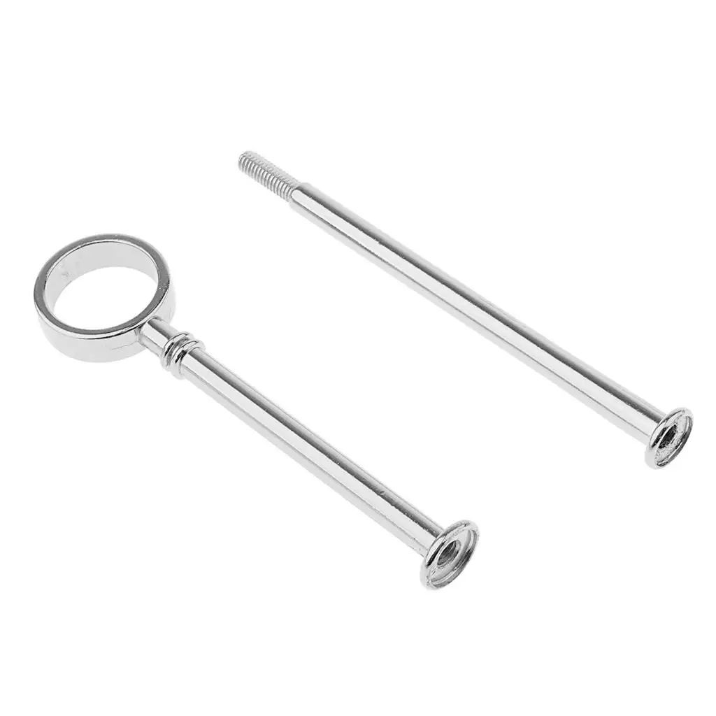 Metal Rods for 2 Tier Cake Stand DIY Plate Holder Rack Centre Handle Kit for Dessert Fruit Display