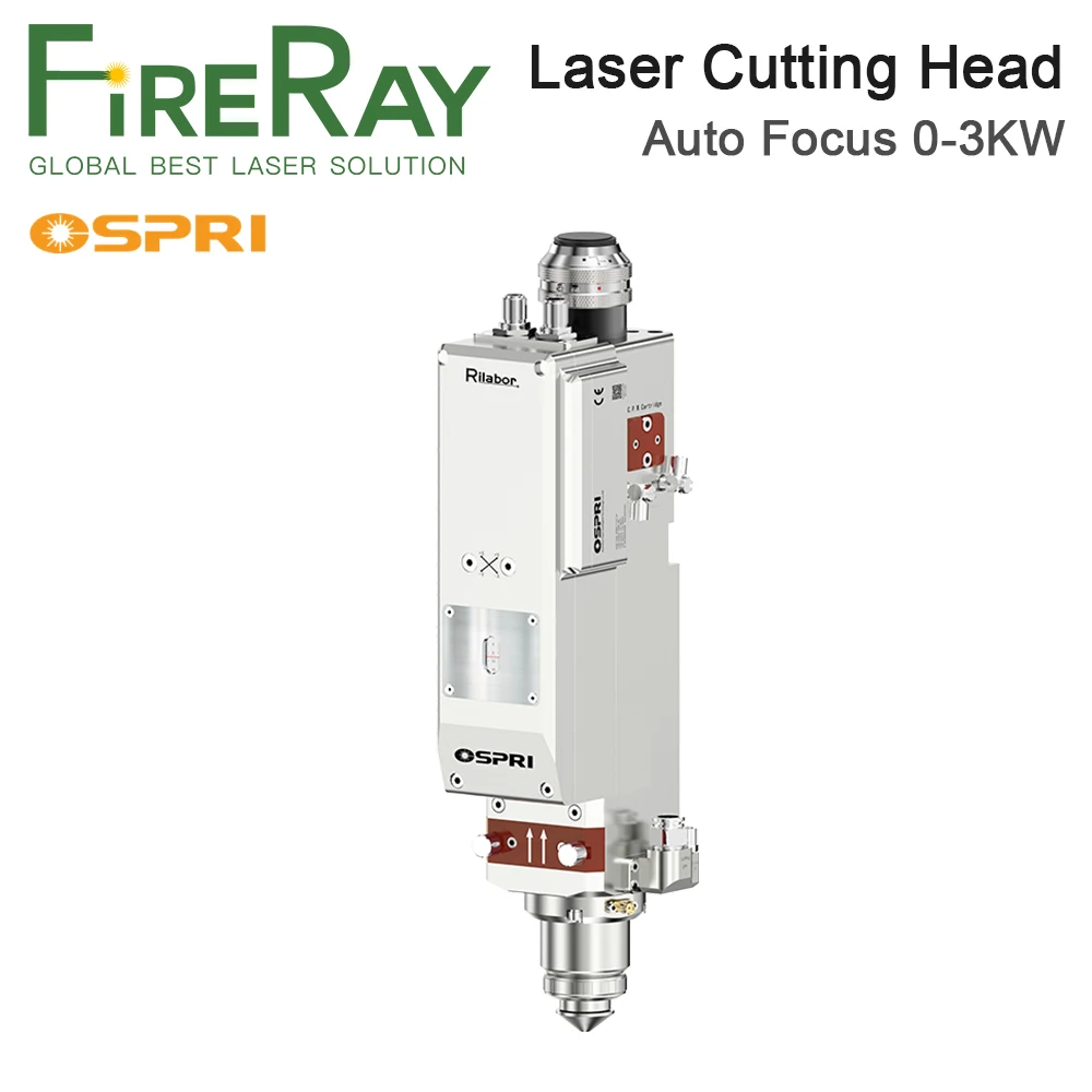 FireRay OSPRI LC40 0-3KW Auto Focus Flatbed Laser Cutting Head with Built-in Motor for Fiber Laser Metal Sheet Cutting Machine