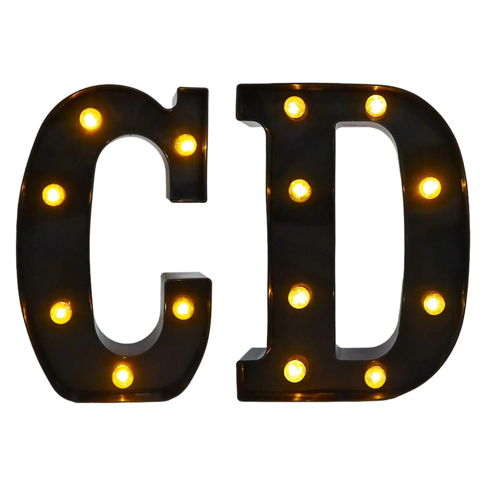 LED Marquee Letter up Alphabet Sign Marquee Letter Lamp para parede do quarto