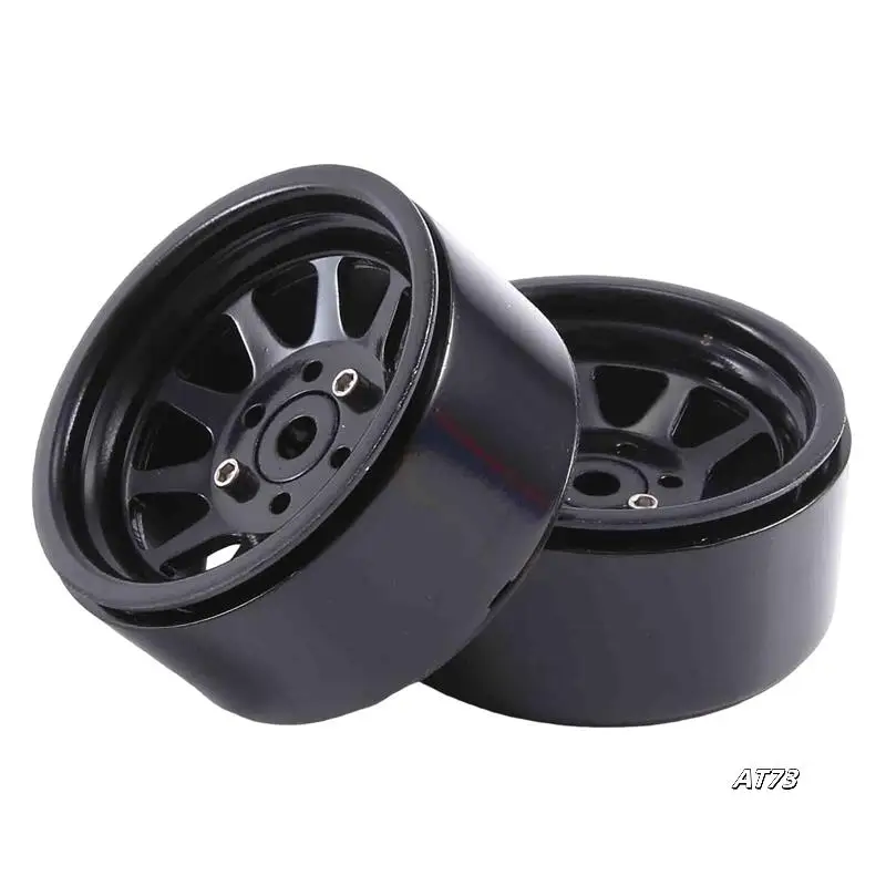 

4PCS Metal Alloy 1.9 Beadlock Wheel Rims For 1:10 RC Crawler Axial SCX10 AXI03007 90046 TRX4 Redcat GEN8
