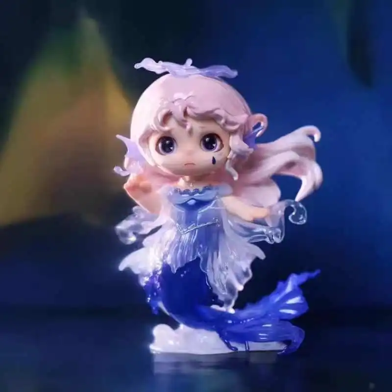 

Authentic Black Play Buckwheat Light and Dark Night Song Fourth Generation Blind Box Handmade Doll Ornament Toy
