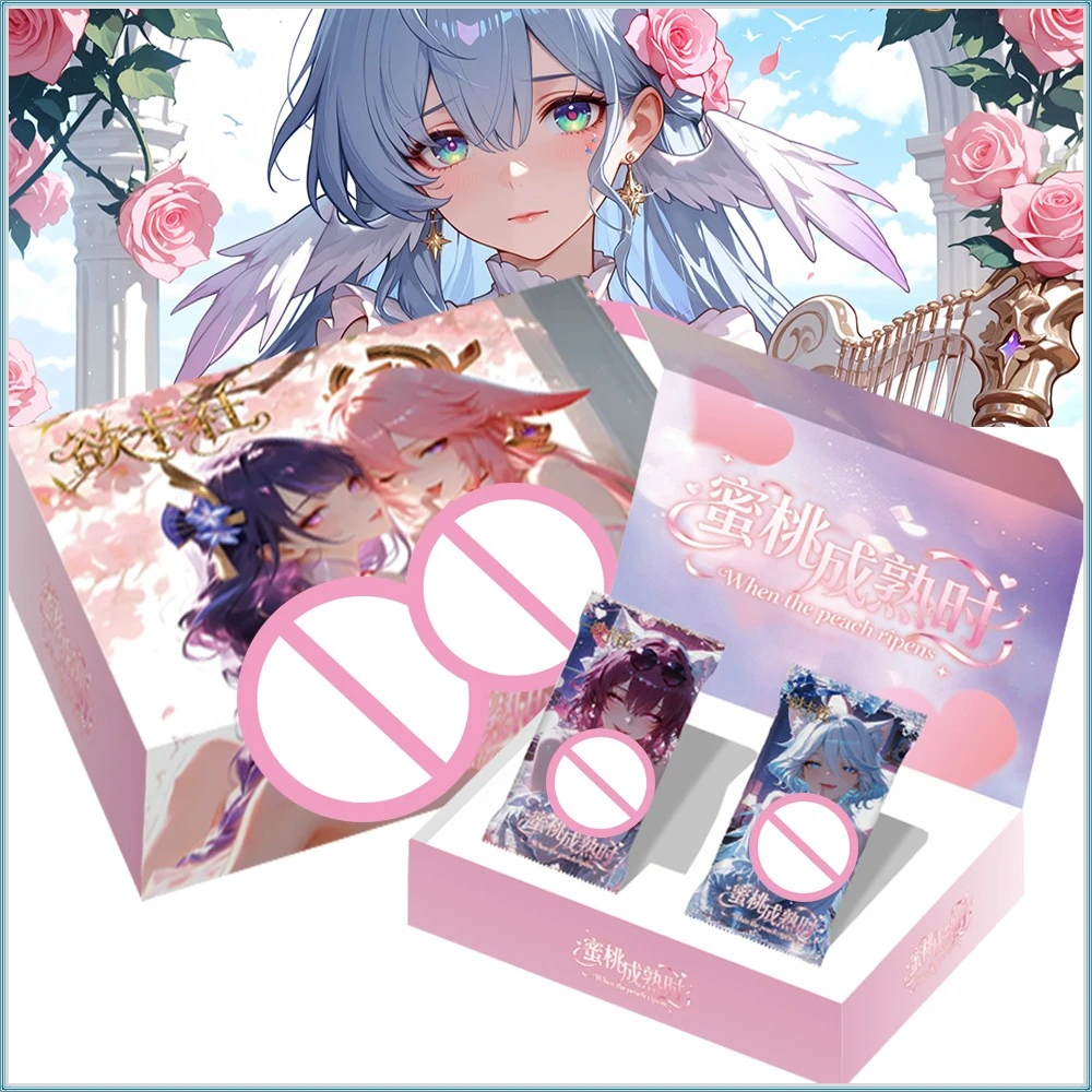 When The Peach Ripens Anime Game Enchanting Charm Goddess Yae Miko Yamato Dreamy Angels Rrae Collection Cards Juguetes Hobbies Regalos