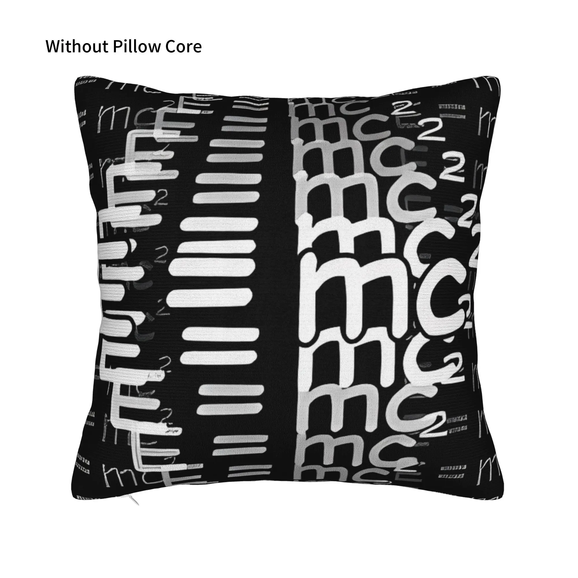 E=Mc2 Equation For Porch Patio Couch Sofa Living Room Outdoor Pillowcases E=MC2 Pillow Cover Zipper Closure