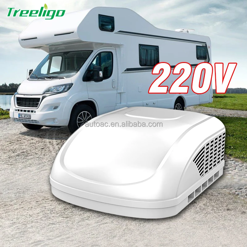 Calentador y refrigeración 15000Btu Motor hogar inversor barco Camper techo aire acondicionado bomba de calor portátil aire acondicionado Camping