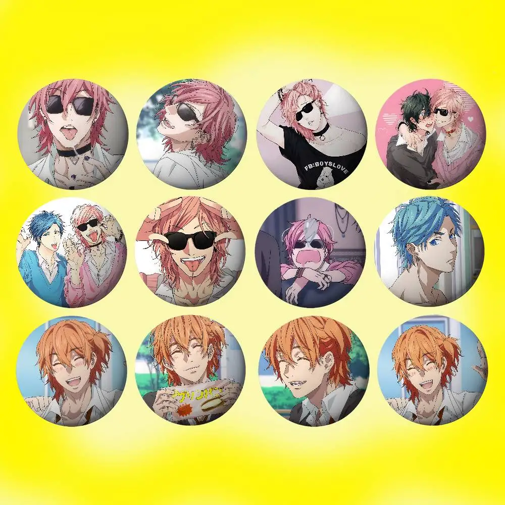 Amine Y-Yarichin Club insignias hojalata botón suave Pin broche insignia de Metal accesorios de joyería personalizados sombrero bolsa solapa