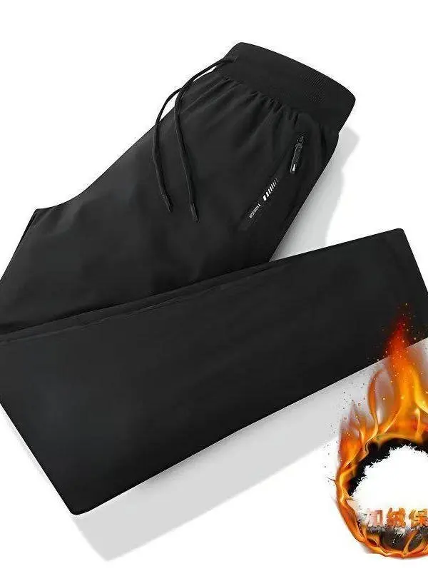 

Men's down Pants Du down Winter Outerwear for Middle-Aged And ly Warm Long Trousers Youth Trend Outerwear